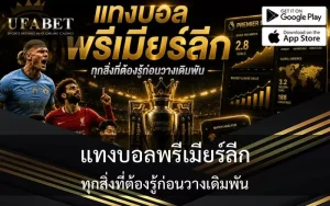 แทงบอลพรีเมียร์ลีก: ทุกสิ่งที่ต้องรู้ก่อนวางเดิมพัน