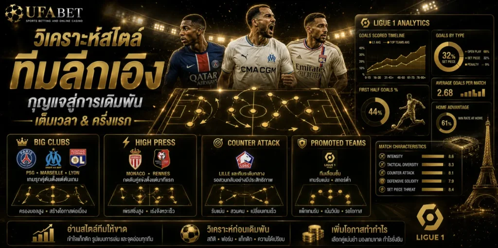 รูป วิเคราะห์สไตล์ทีมลีกเอิง
