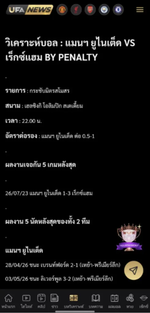 รูป บทวิเคราะห์ แมนฯ ยูไนเต็ด VS เร็กซ์แฮม
