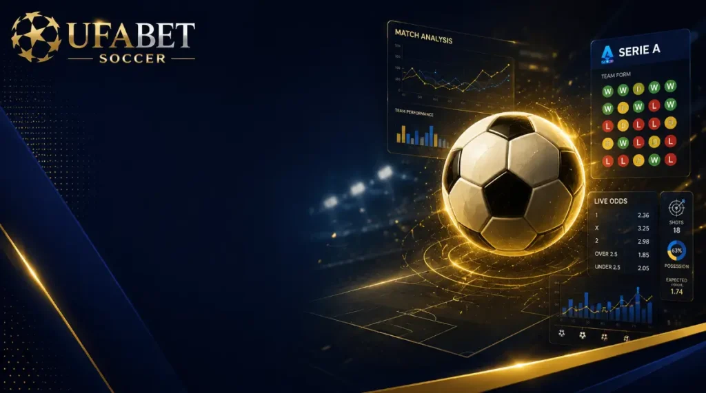 แทงบอลออนไลน์ UFABET SOCCER สถิติสำหรับ เซเรียอา